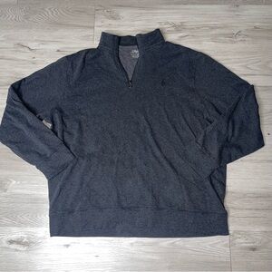 Polo Ralph Lauren 1/4 Zip Sweater XL Luxury Designer Casual Preppy Collegiate